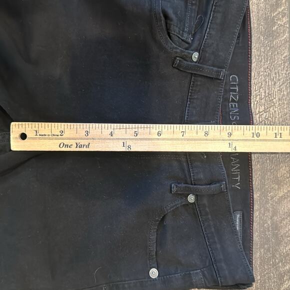 Citizens of Humanity Thompson Mid Rise Skinny Jean Black Size 26 - Picture 5 of 10